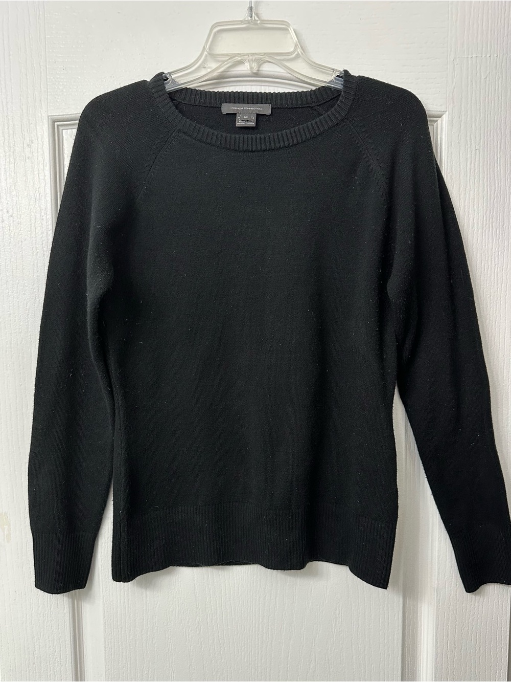 French Connection Black Crewneck Sweater